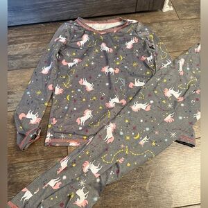 Cuddle Duds girls youth small unicorns